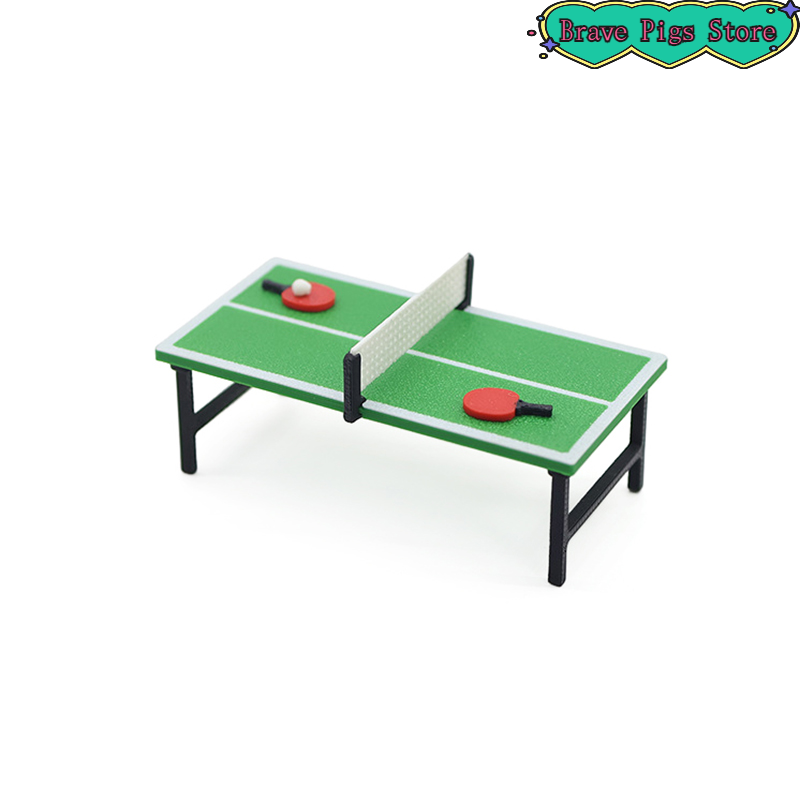 Table Tennis Racket - 1:12 миниатюрная ракетка для настольного тенниса,