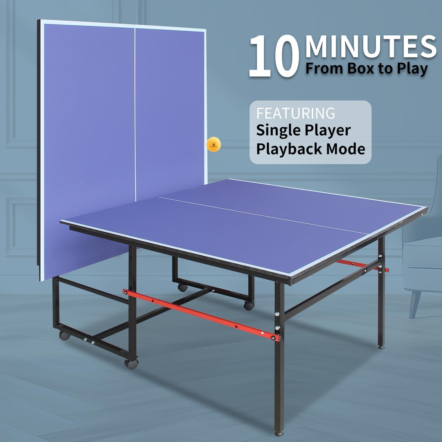 8-футовый переносной стол для  – обзор и цена Table Tennis Olympics